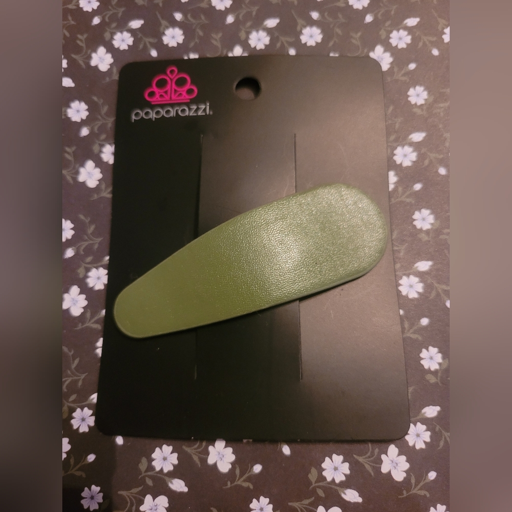 Olive  Green Hair clip